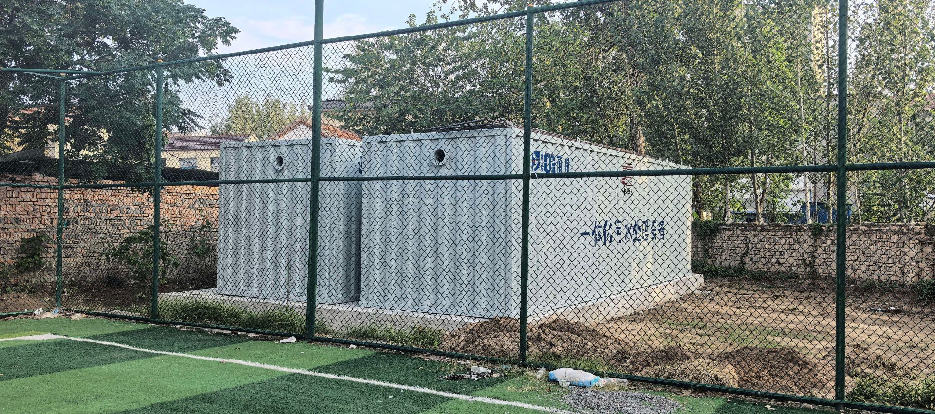 鹿邑县十二个乡镇污水处理设备项目 现场照片 4