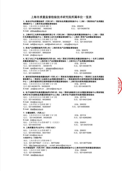 资质与检验报告